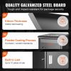 VEVOR Package Delivery Boxes for Outside 16.2"x15.8"x44", Galvanized Steel Package Delivery Box with Coded Lock, Removable Anti-theft Baffle, IPX3 Wat