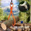 VEVOR Log Skidding Tongs, 18 inch 2 Claw Log Lifting Tongs, Heavy Duty Steel Lumber Skidding Tongs, 772 lbs/350 kg Loading Capacity, Log Lifting, Hand