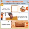VEVOR Bee Hive Medium Box Starter Kit, 100% Beeswax Coated Natural Cedar Wood, Langstroth Beehive Kit with 10 Frames and Foundations, Transparent Acry