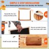 VEVOR Bee Hive Deep Box Starter Kit, 100% Beeswax Coated Natural Cedar Wood, Langstroth Beehive Kit with 10 Frames and Foundations, Transparent Acryli