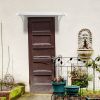 HT-100 x 80 Household Application Door & Window Rain Cover Eaves Transparent Board & White Holder