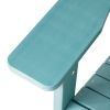 Folding Adirondack Chair Outdoor Wooden Accent Furniture Fire Pit Lounge Chairs for Yard