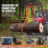 VEVOR Log Skidding Tongs, 32 inch 2 Claw Log Lifting Tongs, Heavy Duty Rotating Steel Lumber Skidding Tongs, 1543 lbs/700 kg Loading Capacity, Log Lif
