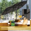 Outdoor beach umbrella /Double-sided Umbrella (Swiship-Ship)(Prohibited by WalMart)