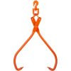 VEVOR Log Skidding Tongs, 32 inch 2 Claw Log Lifting Tongs, Heavy Duty Rotating Steel Lumber Skidding Tongs, 1543 lbs/700 kg Loading Capacity, Log Lif