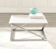 Zurich - Faux White Marble Top - White