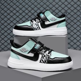 Children's new AJ board shoes trend comfortable all low top children's shoes sports shoes casual board shoes (Color: Dark moon, size: 28)