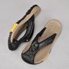 Summer men's new first layer cowhide flip-flops fashion all comfortable men's slippers beach shoes