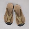 Summer men's new first layer cowhide flip-flops fashion all comfortable men's slippers beach shoes
